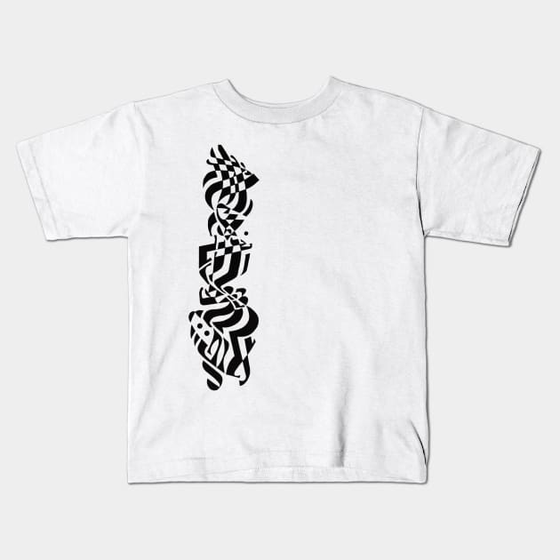 MIND GAME.Knight. A figure. Kids T-Shirt by LekA